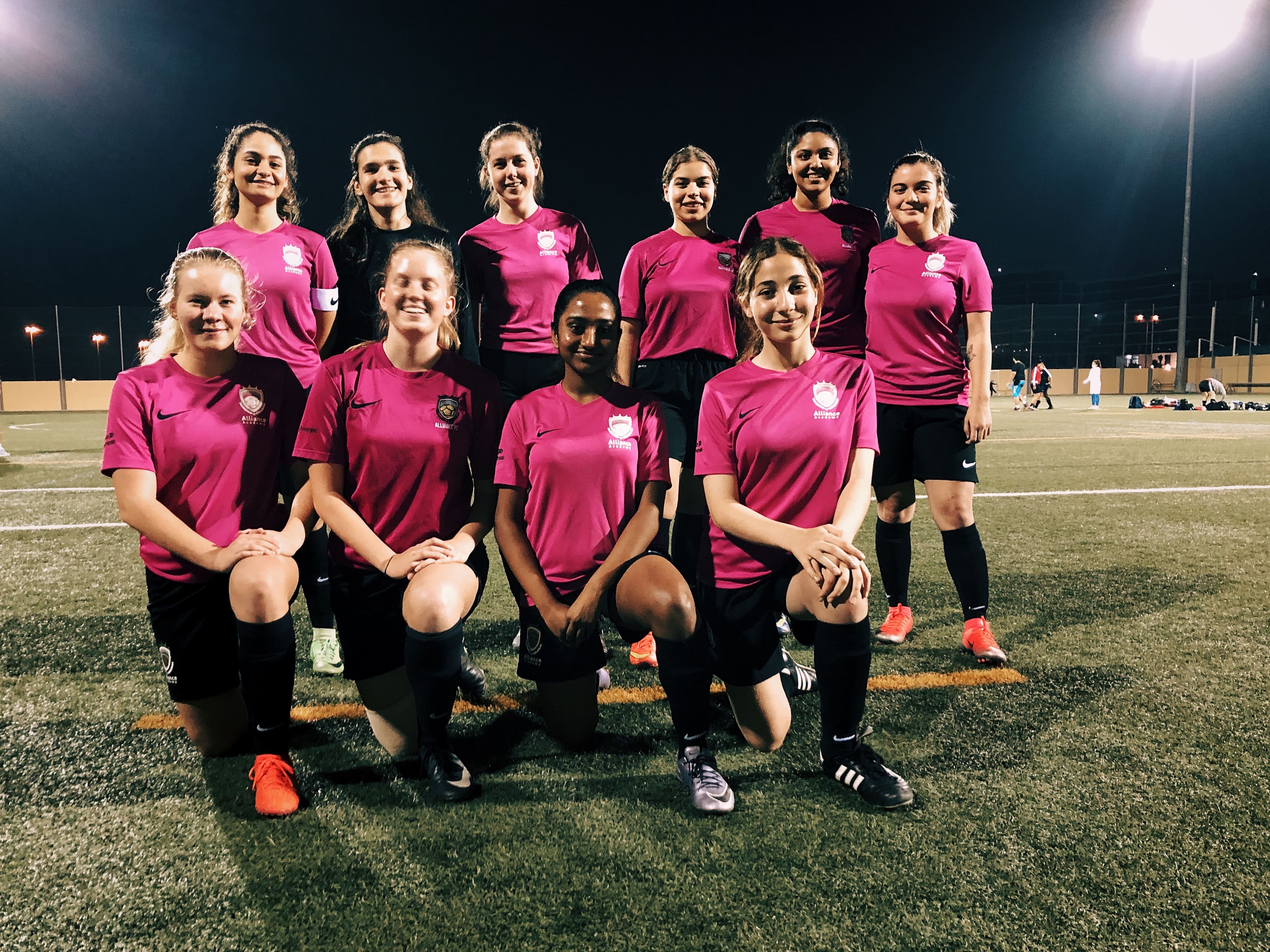Alliance Girls Dubai Football