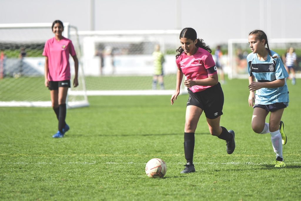 Dubai soccer girls