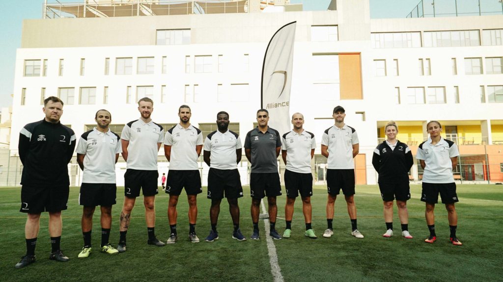 Dubai football coaching staff